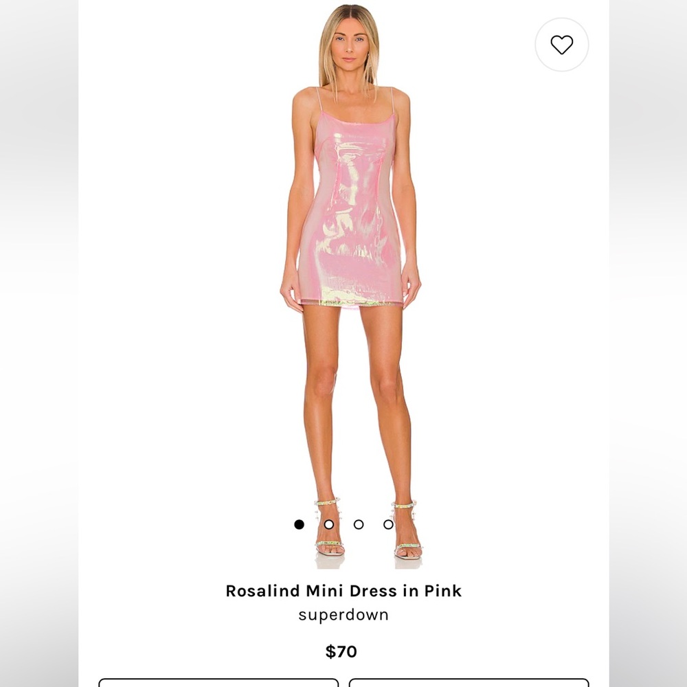 Brand New Rosalind Mini Dress in Pink from superdown size s